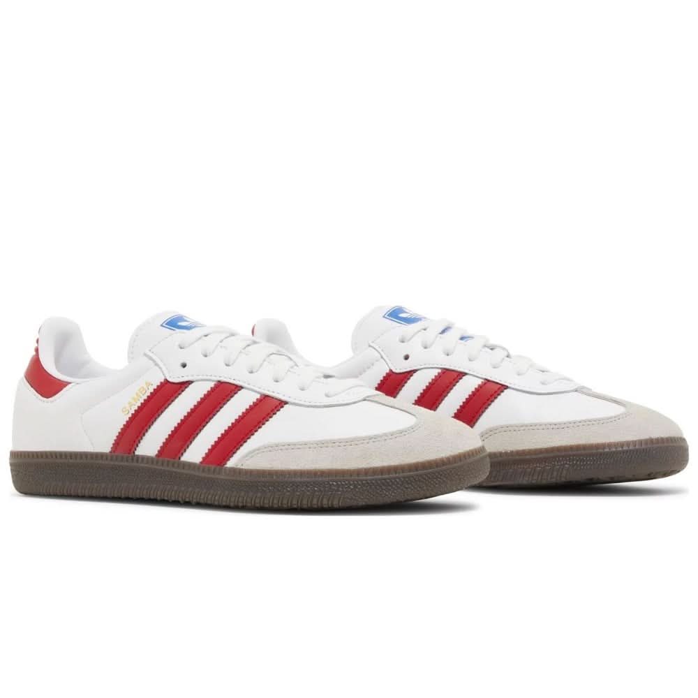 Adidas Samba OG 'White Scarlet' - levelsneaker