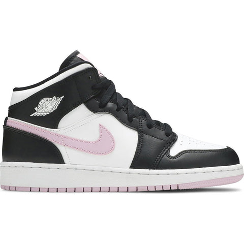 Air Jordan 1 Mid GS 'White Light Arctic Pink' - levelsneaker