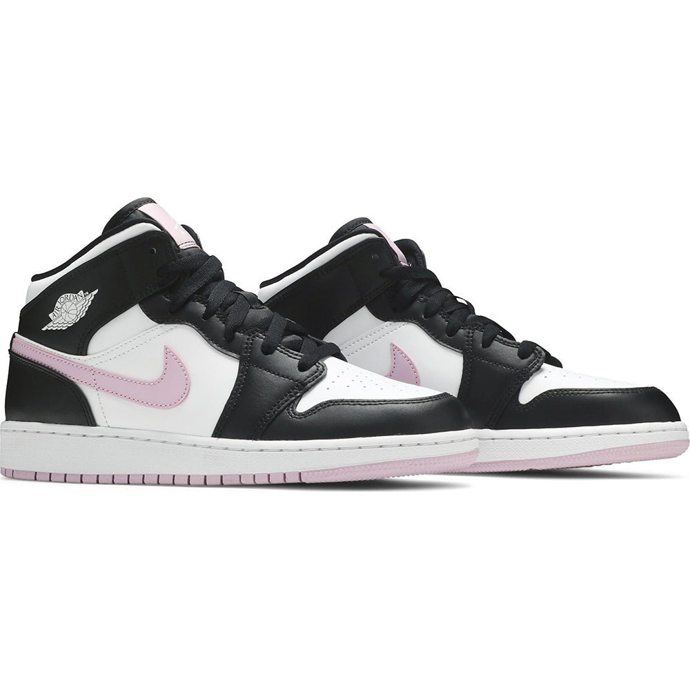 Air Jordan 1 Mid GS 'White Light Arctic Pink' - levelsneaker