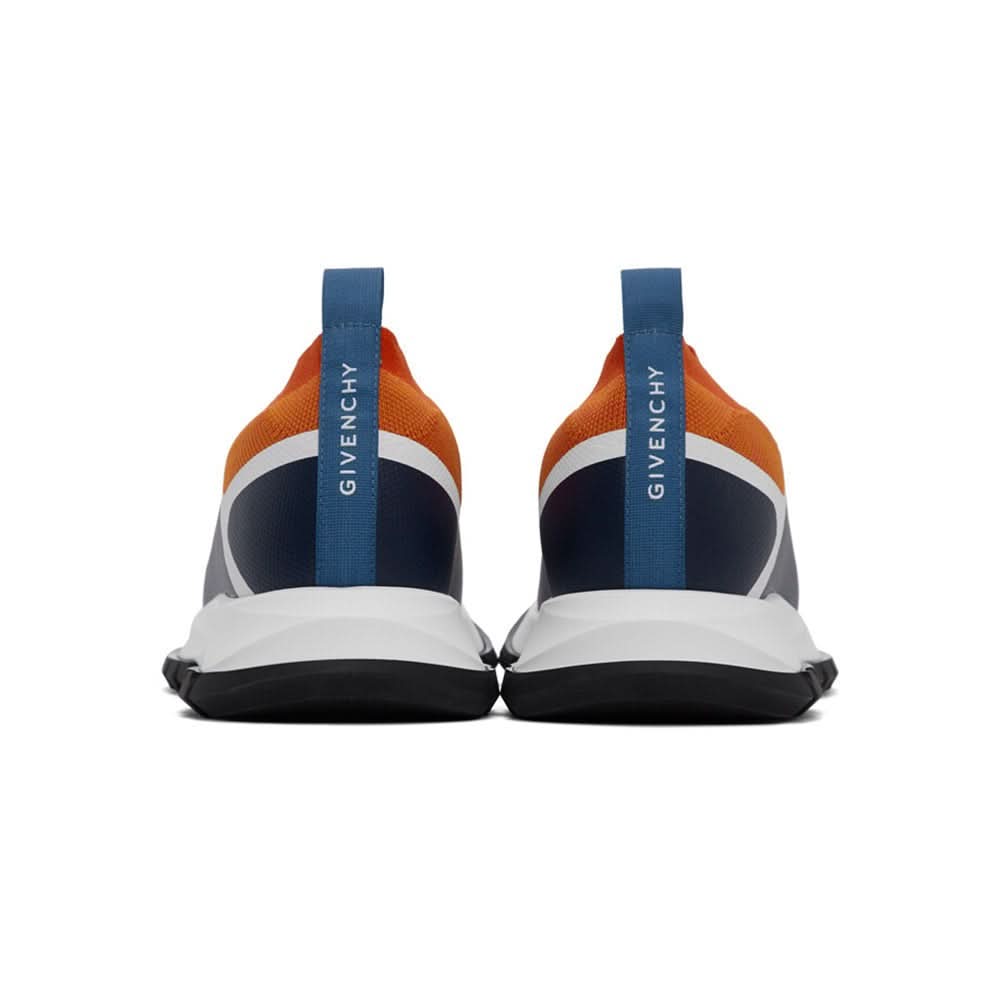 Givenchy Orange Spectre Knit Sneakers - levelsneaker