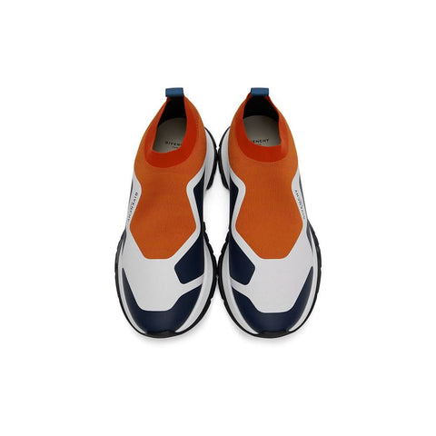 Givenchy Orange Spectre Knit Sneakers - levelsneaker