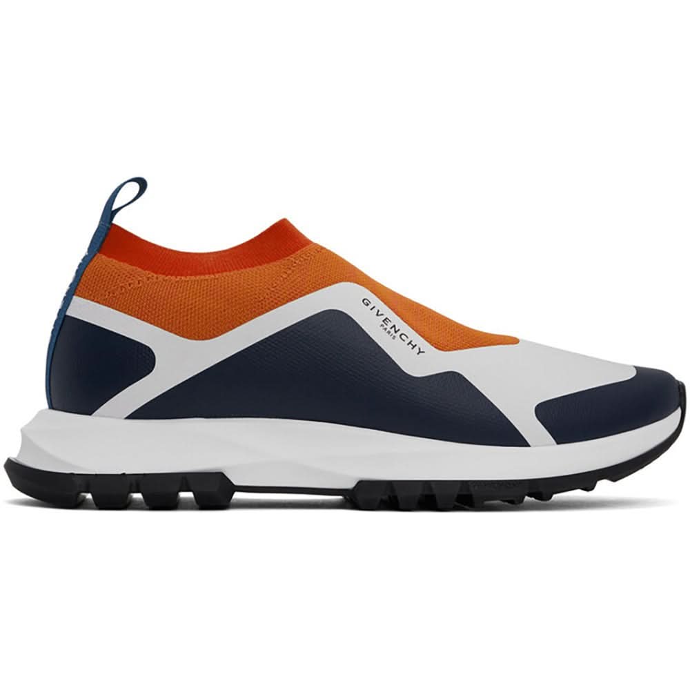 Givenchy Orange Spectre Knit Sneakers - levelsneaker