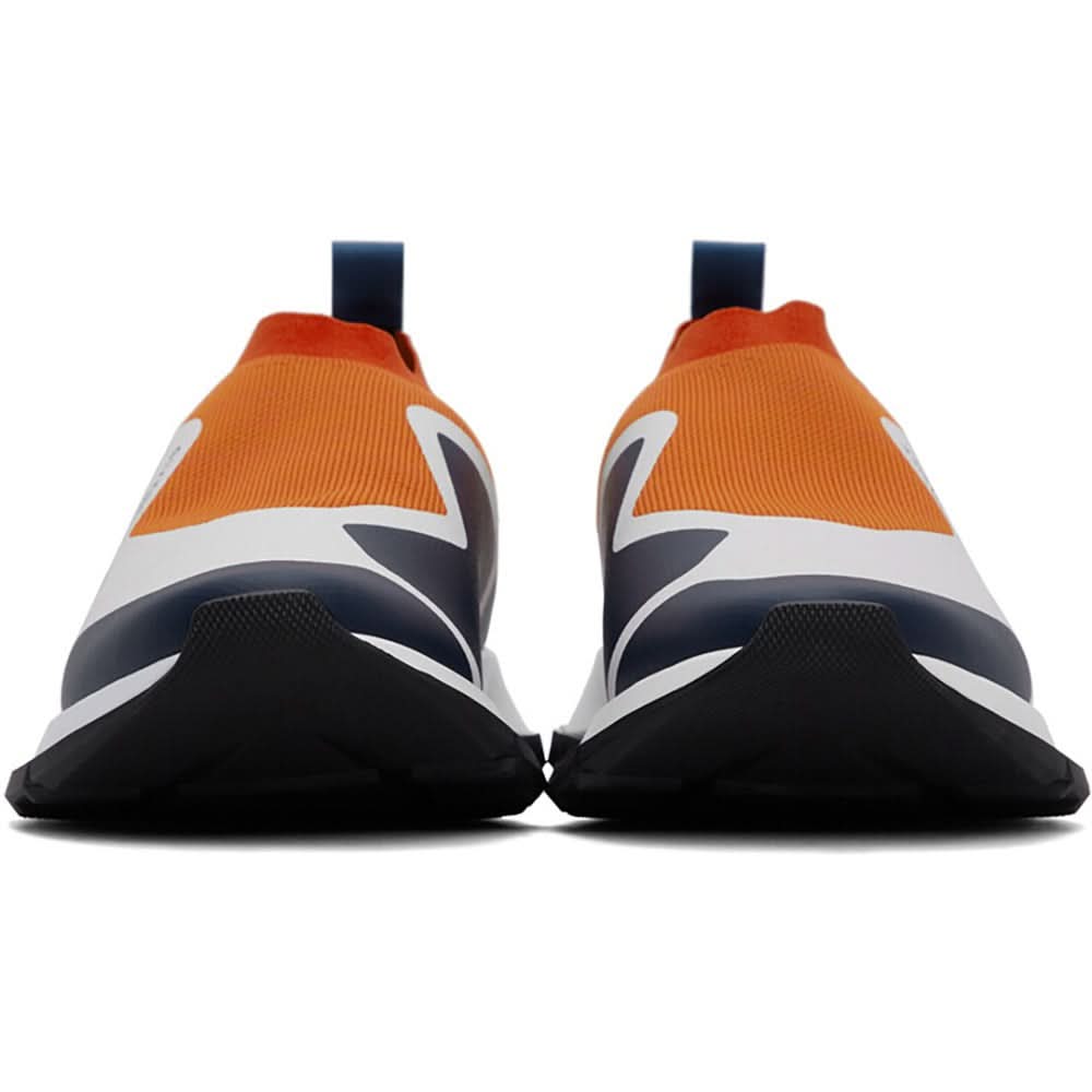 Givenchy Orange Spectre Knit Sneakers - levelsneaker